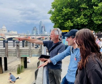 Gabi teaching in London