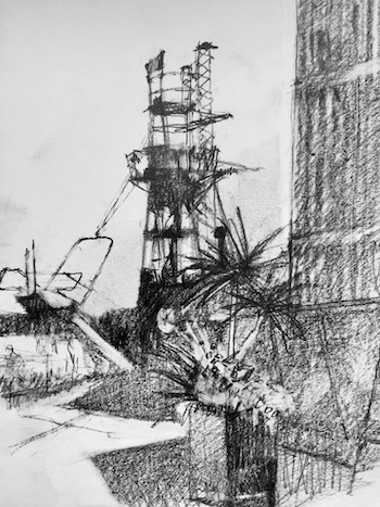 Drawing of Trinty Bouy Wharf