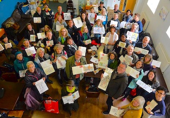 Sketchers at USK Stoke in 2019