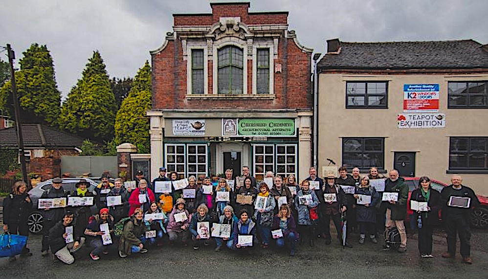 sketchers at Cherished Cimneys, Stoke