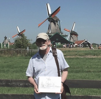 Mike Whalley at Zaanse Schans