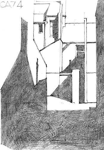 Drawing of a lane