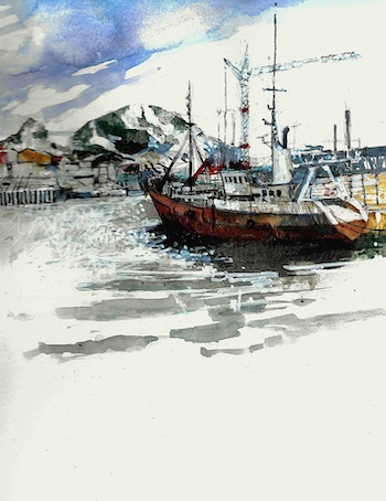 Sisimiut, Groenland #VirtualSketch