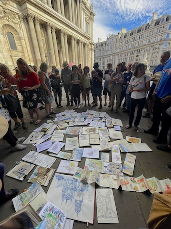 Throwdown outside St Paul's Cathedral